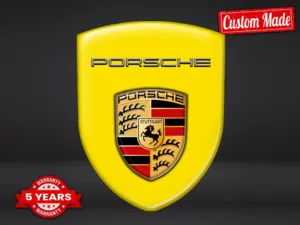 Porsche Autocollants Arrière Auto Course Luxe Personnalisable